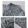 Fashion Stylish Luxury Clothing Loose-fitting Jacket for Casual Cotton Suitable Spring and Autumn Water-washed Jacquard Jacket