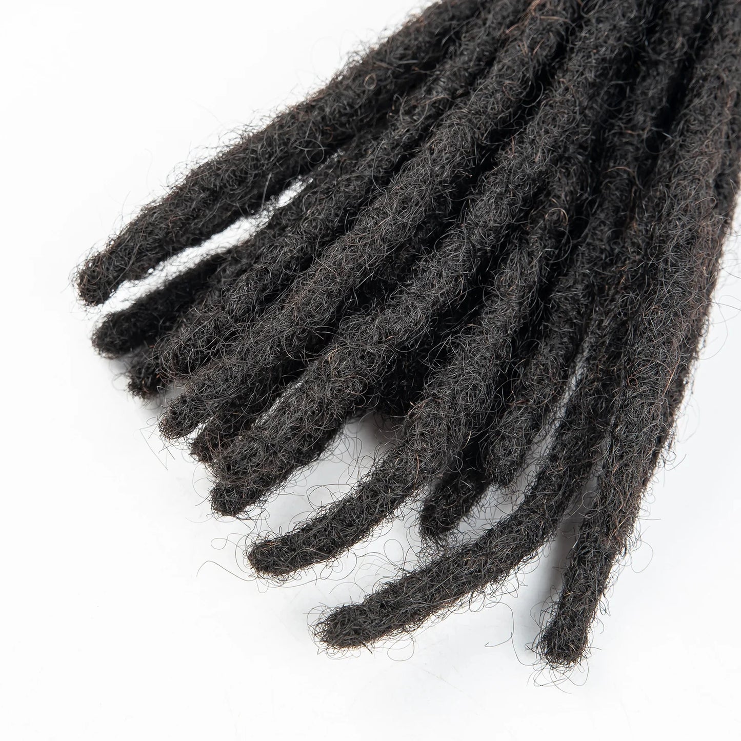 6 Inches Dreadlock Extensions Human Hair 0.6cm Width Full Handmade Loc Extensions Crochet Hair Human Hair for Man Women