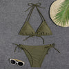 Bikini Women Swimsuit 2025 New Swimwear Sexy Lace Up Bikinis Set Backless Bathing Suit For Female Biquini Summer Two Piece Suits