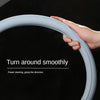 Napa Leather Perforated Patchwork Car Steering Wheel Cover, Non-slip, Breathable, Universal 15 Inch (Approx. 38.1cm)