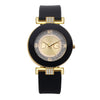 Luxury Top Famous Designer DQG Brand Women Watches White Silicone Bracelet Diamond Digital Ladies Waterproof Quartz Wristwatches