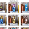 20/28/35cm Aesthetic Bear Figure Stautes Ceramics Violent Bear Figurines Sculptures Decor Luxury Room Decorations Home Ornament