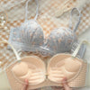 Small Breasts Gathered Women's Underwear Flat Chest Collection Side Breast Anti-sagging No Steel Ring Embossed Women's Bra