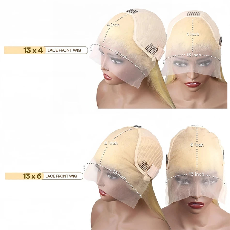 613 Blonde Wig Body Wave Wigs Human Hair 13x6 Hd Lace Frontal Wig Transparent Lace 250 Density 13x4 Lace Front Human Hair Wig