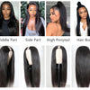Straight Wigs Cheap U Part Wig Brazilian Human Hair Wigs For Women Virgin Hair Hot Sale Middle U Shape Wig 180 Density Wholesale