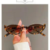 Half Frame Cat-eye Sunglasses Fashion Style Colored Women's Sunglasses Uv400 Fashion Shades Eyewear Summer Anti UV Sunglasses