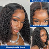 13x4 Short Bob Wig Jerry Curly Bob Wigs Deep Curly Wigs Human Hair Natural Black Pre Plucked Lace Frontal Wig Pixie Curly Wig