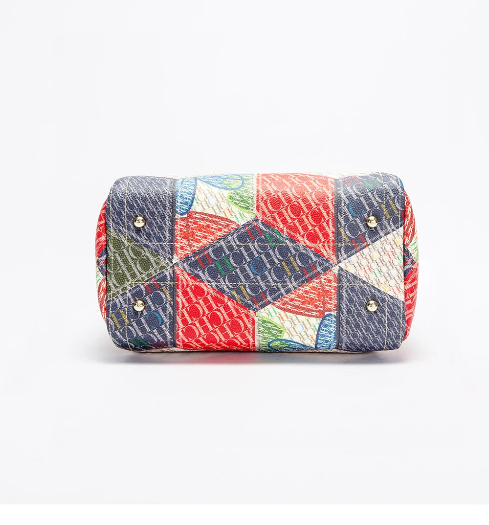CH Fashionable and Luxury Design Spring 2024 New Women's Handbag Jacquard Colorful Women's Commuting Crossbody Bag