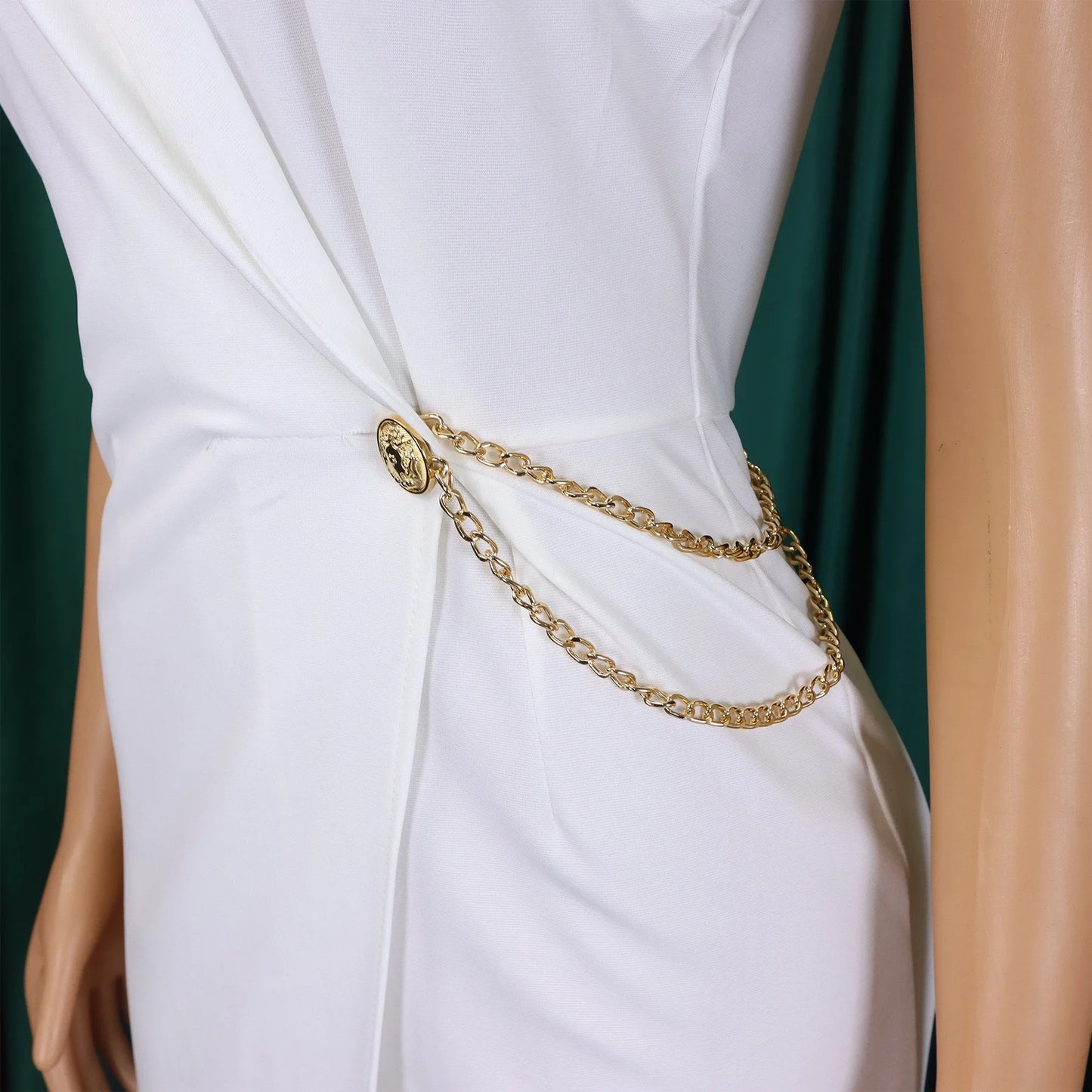 Elegant Jumpsuits & Rompers for Woman 2024 New Turn Down Collar Sleeveless High Waisted V Neck Straight Female Birthday Overalls