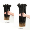 Human Hair Dreadlocks Loc Extensions Kinky Straight Wholesale Crochet Braids Brazilian Remy Hair Extensions 10 20 40 60 Strands