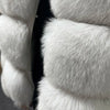 2025 MAOMAOKONG Natural Real Fox Fur Coat Women Winter Long Sleeve Luxury Raccoon Fur Jackets Thick Top Female Furry Coat Vest