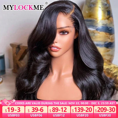 34 32In Body Wave Human Hair Lace Frontal Wigs 13x4 13x6 Transparent Lace Front Wig For Women 6x4 5x5 Glueless Wig Human Hair
