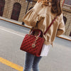 Diamond Stripe Women Handbag Female Luxury Designer Crossbody Bag High Quality Leather Shoulder Bag Clutch Purse Brand Tote Bags