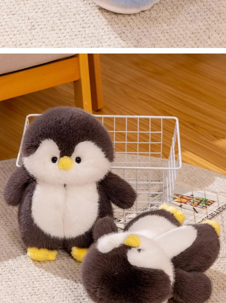 Funny Fuzzy Penguin Slippers Girls Novelty Indoor Shoes Women Soft Furry Slippers Female Plush Home Shoes Animal Flip Flops