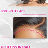 Salt and Pepper Loose Wave Lace Front Bob Wig Human Hair Side Part  5x5 HD Closure Lace Wig Ready To for Black Women