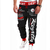 Men Streetwear Sweatpants Y2K Graffti Hip Hop Drawstring Waist Relaxed Fit Jogger Pants  with Pockets Loose Drop Crotch Trousers