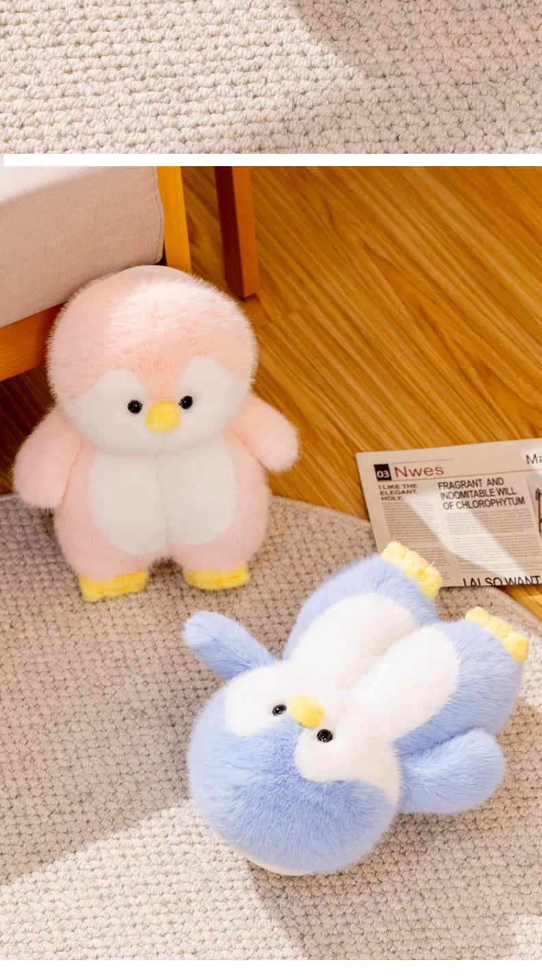 Funny Fuzzy Penguin Slippers Girls Novelty Indoor Shoes Women Soft Furry Slippers Female Plush Home Shoes Animal Flip Flops