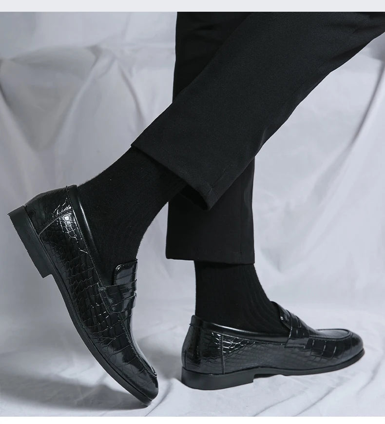 High Quality Leather Shoes Men British Style Wedding Business Brogue Shoes For Men Size 48 Men's Dress Shoes Formal Leather Male