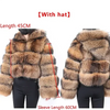 Maomaokong 2025 Natural Real Fox Fur Coat Women Winter Warm Luxury Fur Jacket Detachable Long Sleeves Female Vest Furry Coats