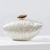 Shell Brand Pearl Brown Marble Acrylic Box Clutches Evening Bag Wedding Party  Female Mini Purse Evening Female Bridal Handbag