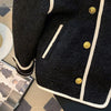 Autumn Winter Turn Down Collar Lambwool Coat Women Vintage Splices Loose Jackets Female Coat Thicken Outwears Women Jacket