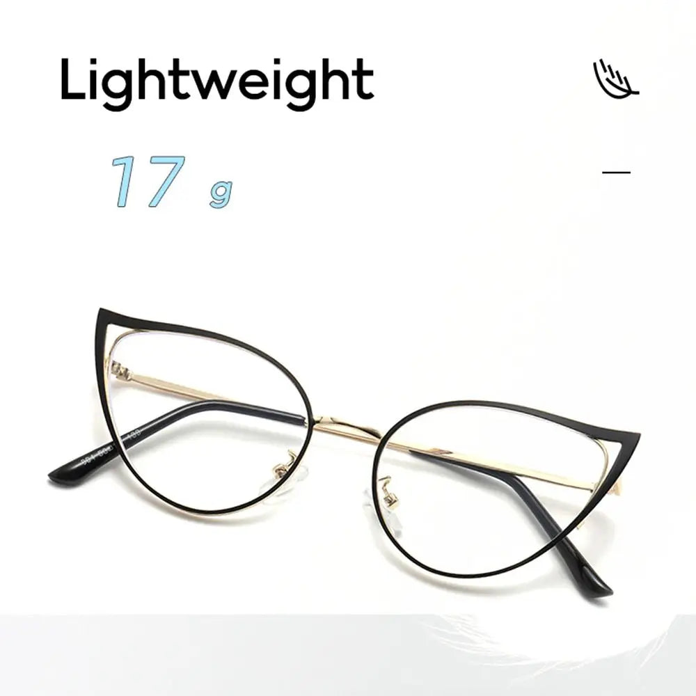 2025 New Cat Eye Anti Blue Light Glasses Women Men Vintage Brand Designer Optical Retro Ins Computer Eyeglasses Clear Spectacle