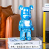 20/28/35cm Aesthetic Bear Figure Stautes Ceramics Violent Bear Figurines Sculptures Decor Luxury Room Decorations Home Ornament