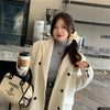 Women's Turtleneck Sweater Winter 2025 Retro Red with Velvet Lining Thickened Inner Wear Thermal Knitting Bottoming Shirt