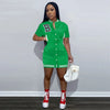 Casual Black Green Pink Summer Bodycon Dress Women Streetwear Short Sleeve Letter Dress White Mini Dress For Women 2022