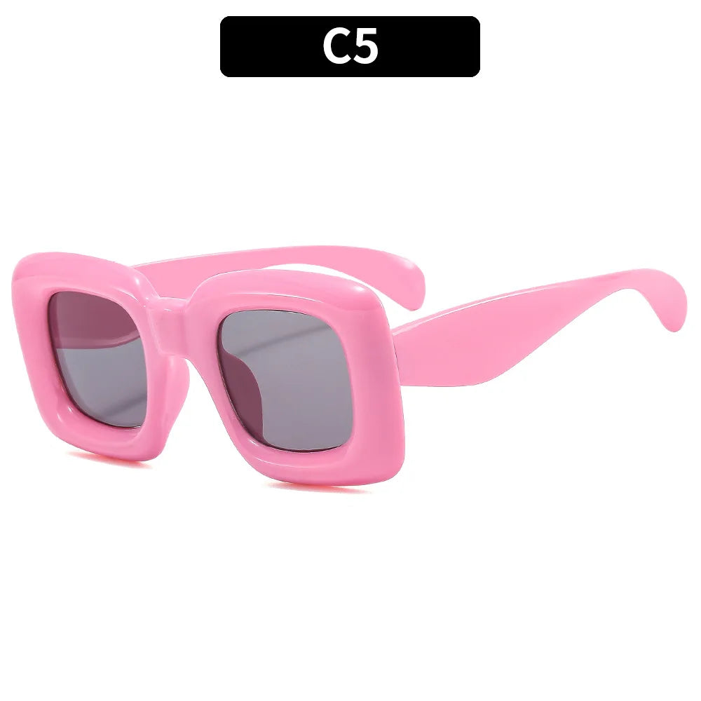New Children's Fashion Square Sunglasses Cute Baby Protective Sun Glasses Boys And Girls UV Protection Eyewear UV400 Goggles