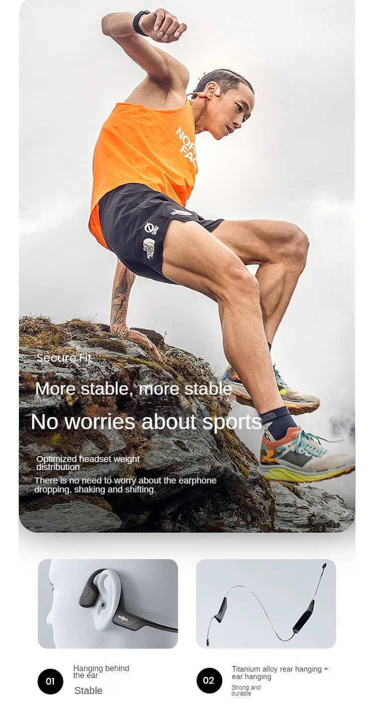 Original SHOKZ S810 Bone Conduction Earphone Openrun Pro Wireless Bluetooth5.1 Earphones Waterproof Sport Running Headset