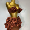 Women Sexy Camisole Floral Bandage Long Skirts 2-Piece Set 2025 Celebrity Elegant Party Cocktail Prom Gown Nightclub Outfit