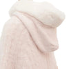 Japanese Liz Sweet Princess Faux Rabbit Fur Cape Coat Women Autumn Winter Fur Jacket Loose Clock Rhinestone Bow Hooded Coat