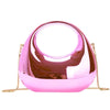 Luxury Designer Evening Clutch Clear Acrylic Women Handbags Fashion Shoulder Bag Half Moon Wedding Purses Party Tote Ladies 2025
