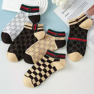 Men's Summer Socks Low-cut Absorbent Anti-odor Cotton Ankle Socks Pop-socks Moisture Absorbent Sweat-absorbent Short Tube