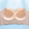Sexy Push Up Bra Front Closure Strapless Underwear for Women Plus Size Invisible Brassiere Wireless Breathable Female Lingerie