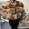 2025 MAOMAOKONG Natural Real Fox Fur Coat Women Winter Long Sleeve Luxury Raccoon Fur Jackets Thick Top Female Furry Coat Vest
