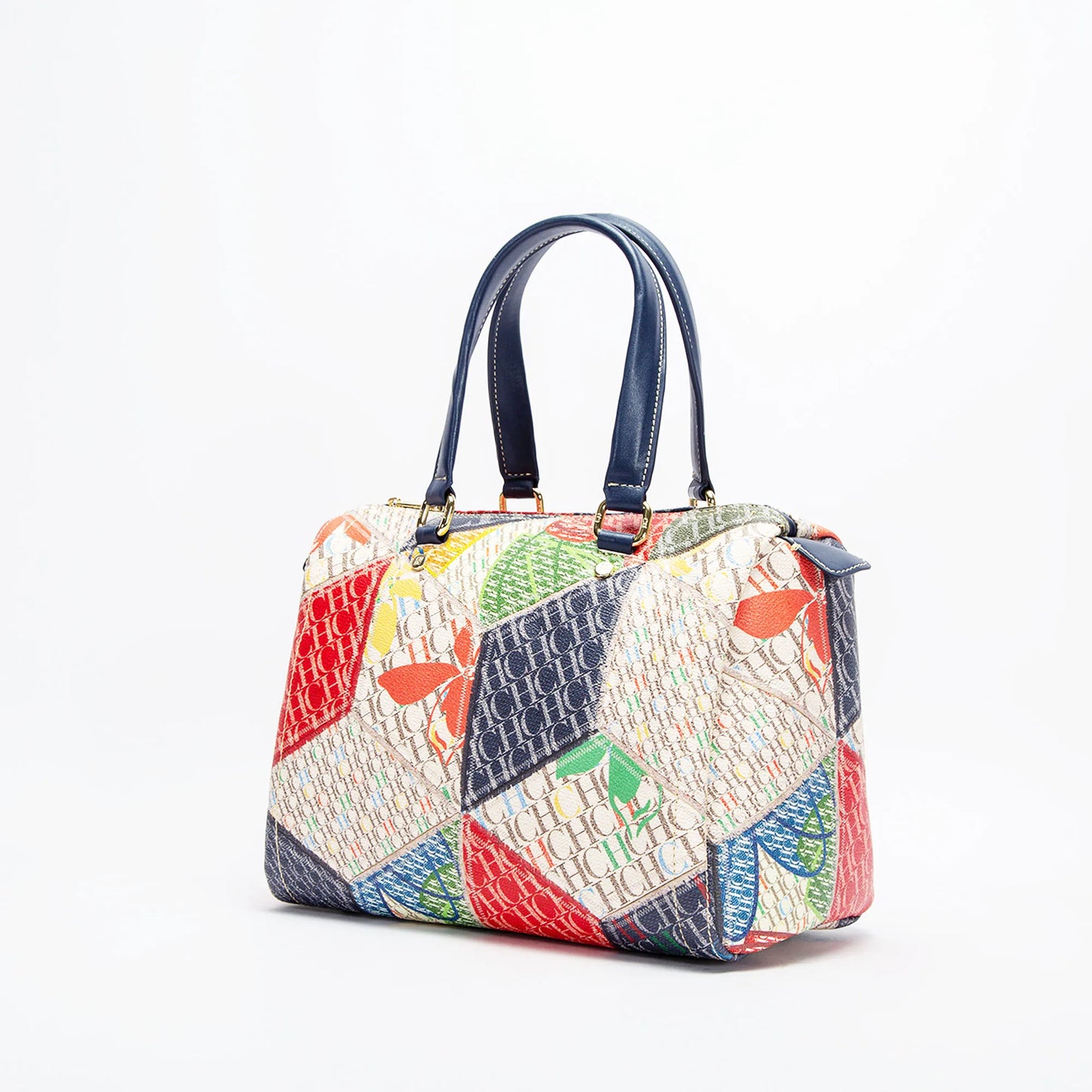 CH Fashionable and Luxury Design Spring 2024 New Women's Handbag Jacquard Colorful Women's Commuting Crossbody Bag