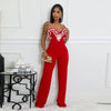CUTENOVA Women'S Spring Summer Camisole V-Neck Offset Printed Zipper Sleeveless Slim Jumpsuit Fashion  Casual Sexy Jumpsuits