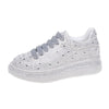 Brand Women's Sneakers Luxury Rhinestones Women Causal Shoes Designer Platform Sport Shoes Fashion Comfort Women Shoes Plus Size