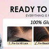 10A 9x6 Part Max M-Cap Glueless Wigs Human Hair Wigs Ready To Wear Bleached Knots Pre Cut Lace Tuneful Kinky Curly Glueless Wigs