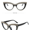 Flower Cat Eye Retro Rhinestones Sun Glasses for Women Elegant Fashion Men Trend Brand Designer Outdoor Party Shades Eyewear