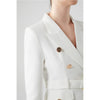 9 Colors Factory Customize Luxury Quality Classic Style Office White Black Women Pocket Blazers with Blet