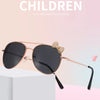 Kids Cute Sunglasses Metal Frame Children Sun Glasses Fashion Girls Outdoor Cycling Goggles Party Eyewear Photography Supplies