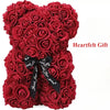 Künstliche Blume, Ewige Rose, Teddybär für Geburtstagsgeschenke und Dekoration, Miniatur A für meine Freundin zum Valentinstag