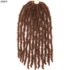 14 12 inch Butterfly Faux Locs Crochet Hair Braids Pre looped Distressed Goddess Butterfly Soft Locs Crochets Braids Cheveux Lok