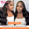 Alipearl Hair Pre Styled Human Hair 3 Part Pre Braided 13x4 Lace Frontal Wig Pre Cut Lace Pre Bleached Lace knots Ready To Go