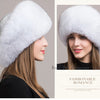 Hot Sale 100% natural Fox Fur Hat Women Cap Thick Fur Cap Winter Warm Hat Female Fashion For Women Hat With Earmuffs Hat