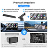 XGODY 11.3" 4K Dash Cam Wireless Carplay Android Auto Car DVR GPS WiFi Navigation Rearview Camera Dashboard Video