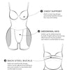 AfruliA Bodysuit Shapewear Padded Hip Enhancer Bra Cushion Butt Lifter Sexy Back Body Shaper Jumpsuits Fajas Colombianas Girdles